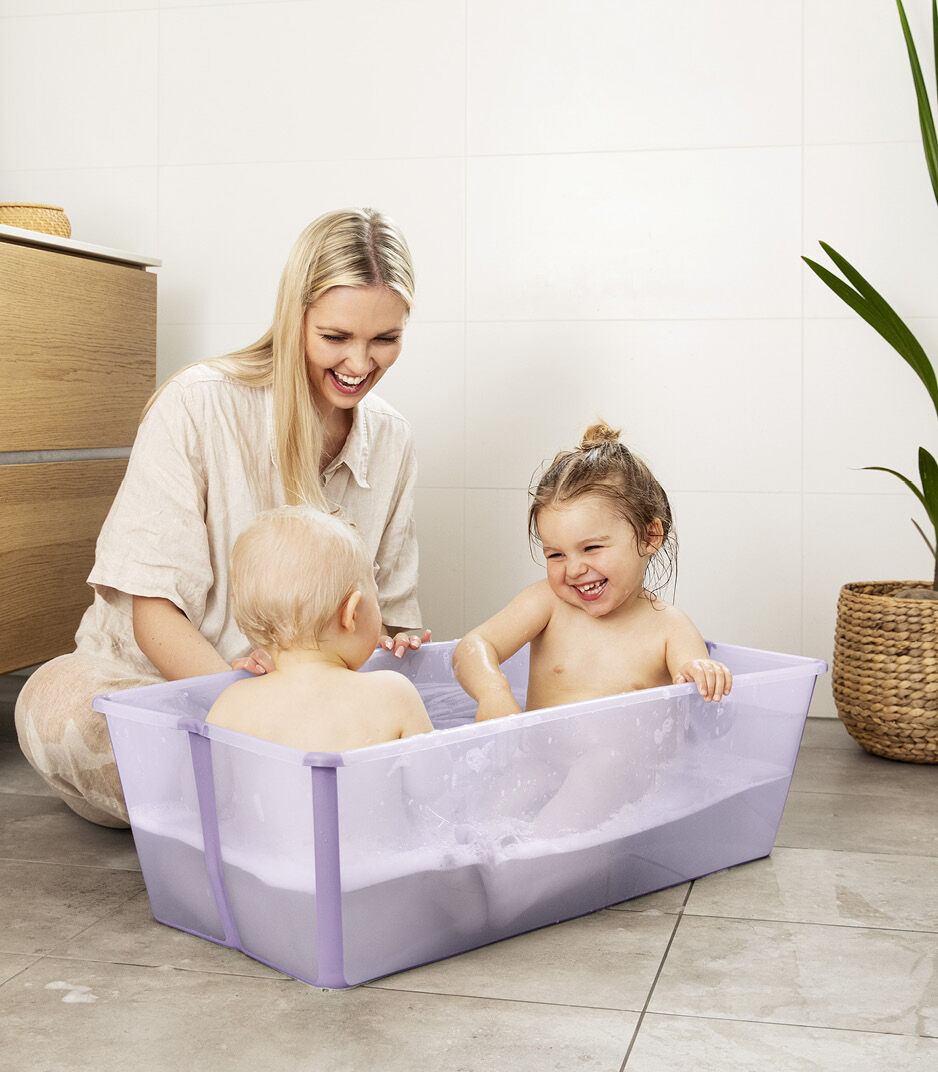 Stokke® Flexi Bath® 折叠式浴盆加大版 薰衣草紫, 薰衣草紫, mainview