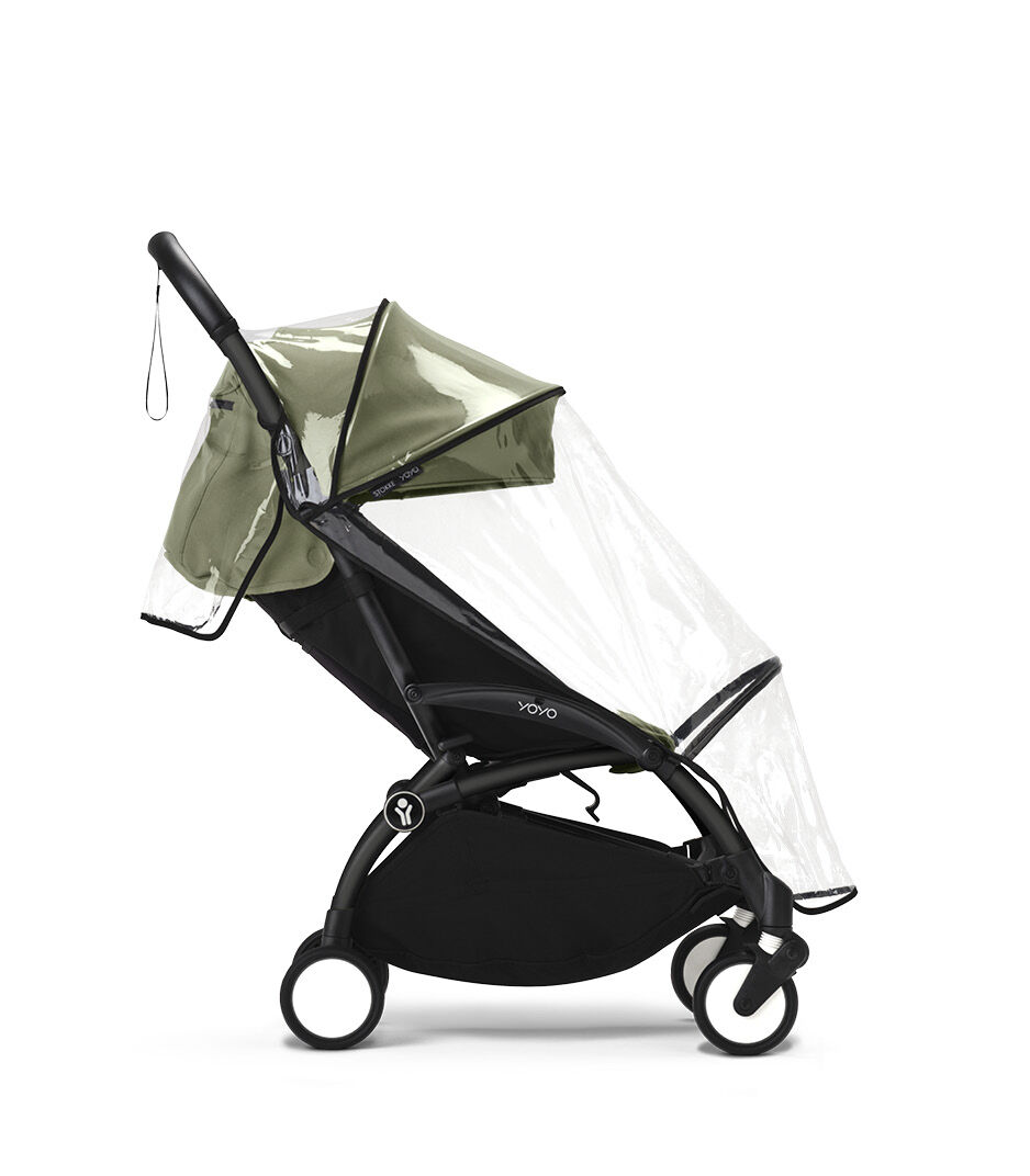 Stokke® YOYO3® 6+ Olive. Rain Cover Black Frame.