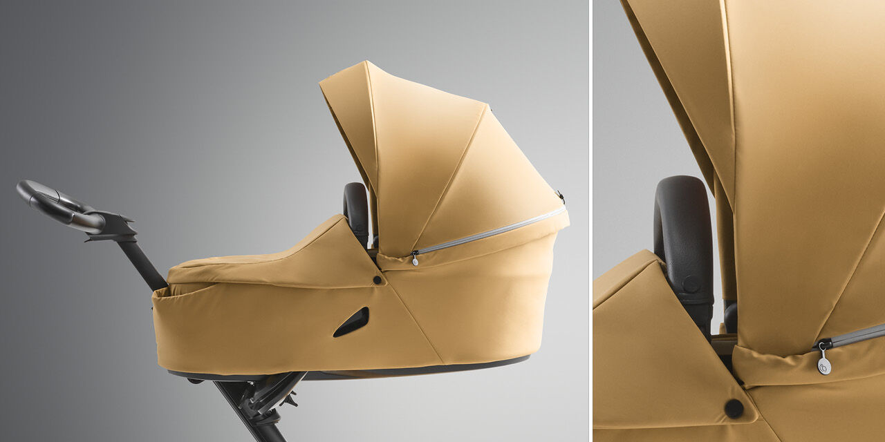 Nacelle Stokke® Xplory® X Jaune Doré, www.millelunes.com, emotional1 view 1