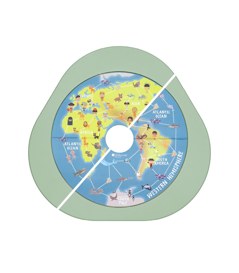 Stokke® MuTable™ PlayBoard "The World" 2-sided split design (accessories). galery image 3