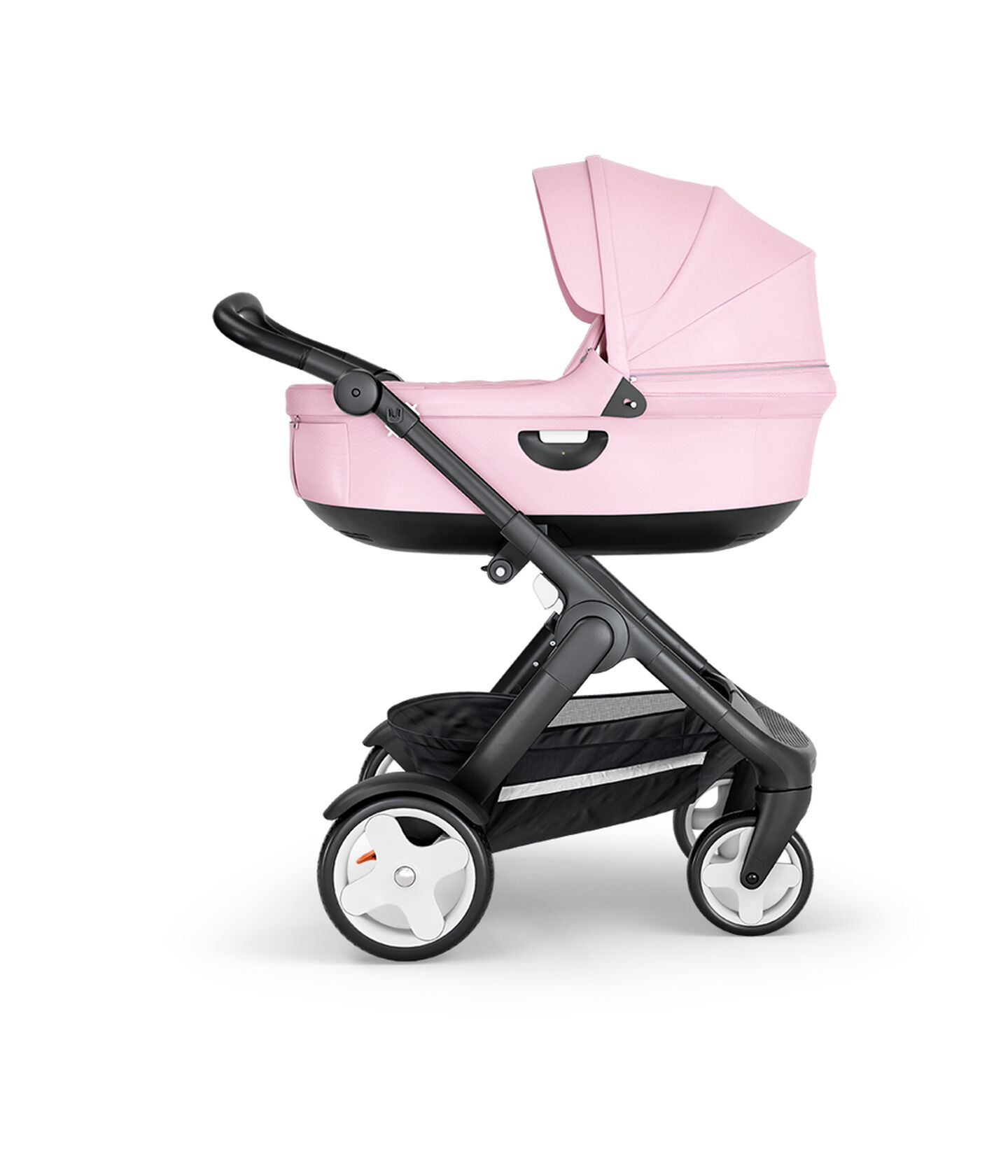 Stokke® Trailz™ Classic Black with Black Handle Lotus Pink, Rosa, mainview view 2