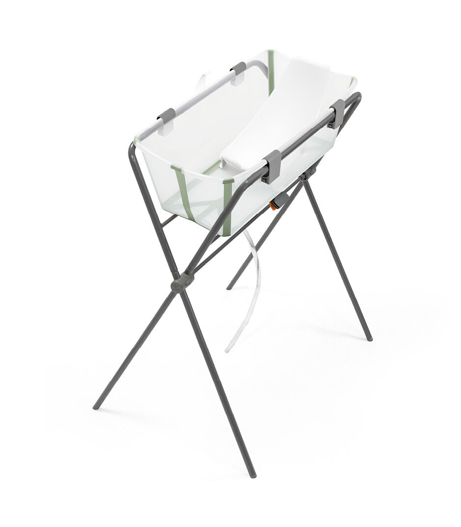 Stokke® Flexi Bath® Stand with Stokke® Flexi Bath® Transparent Green bath tub. galery image 9