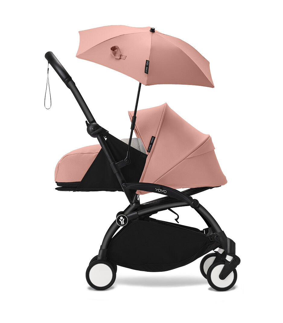 Stokke® YOYO3® 0+ Ginger. Black Frame. Parasol. galery image 2