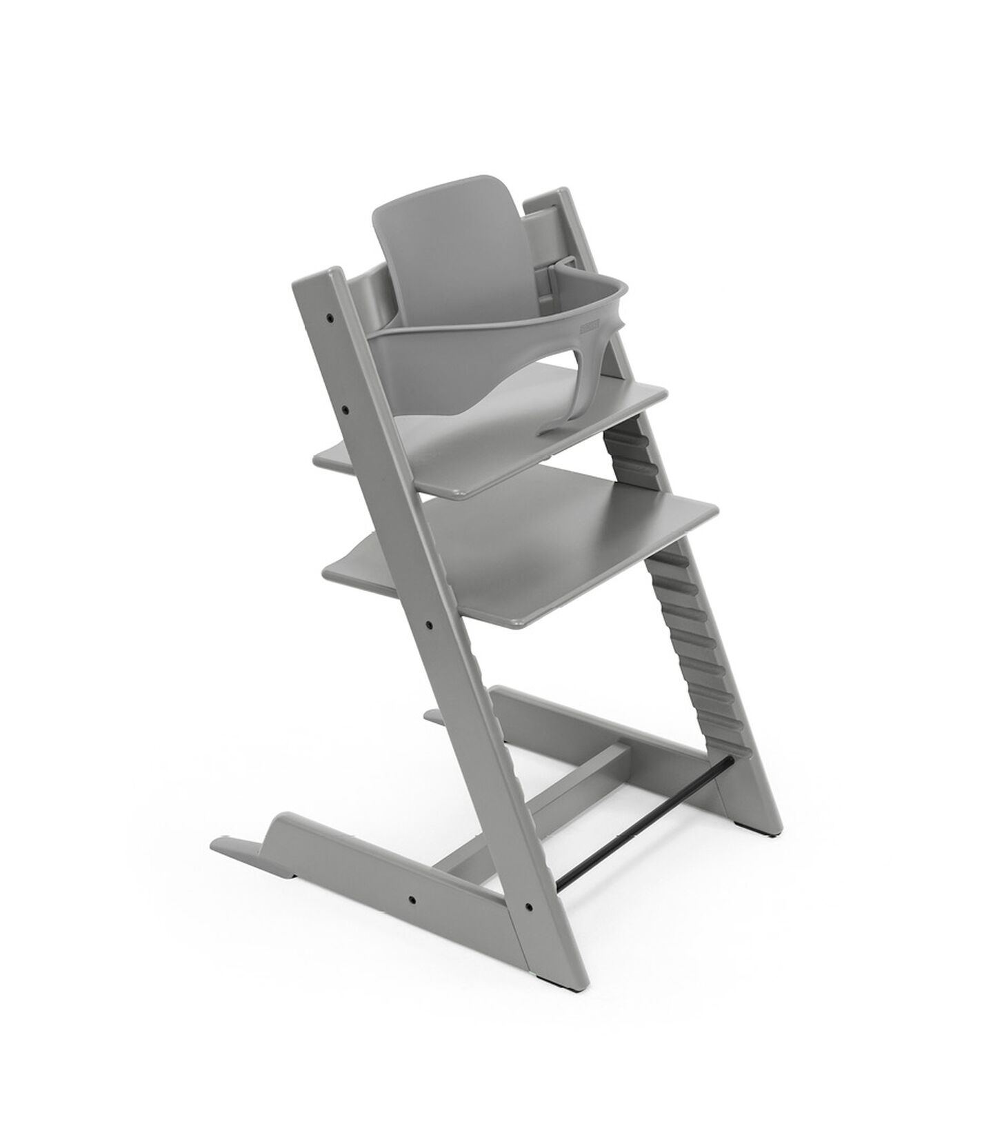 Tripp Trapp® chair Storm Grey, with Baby Set. view 8