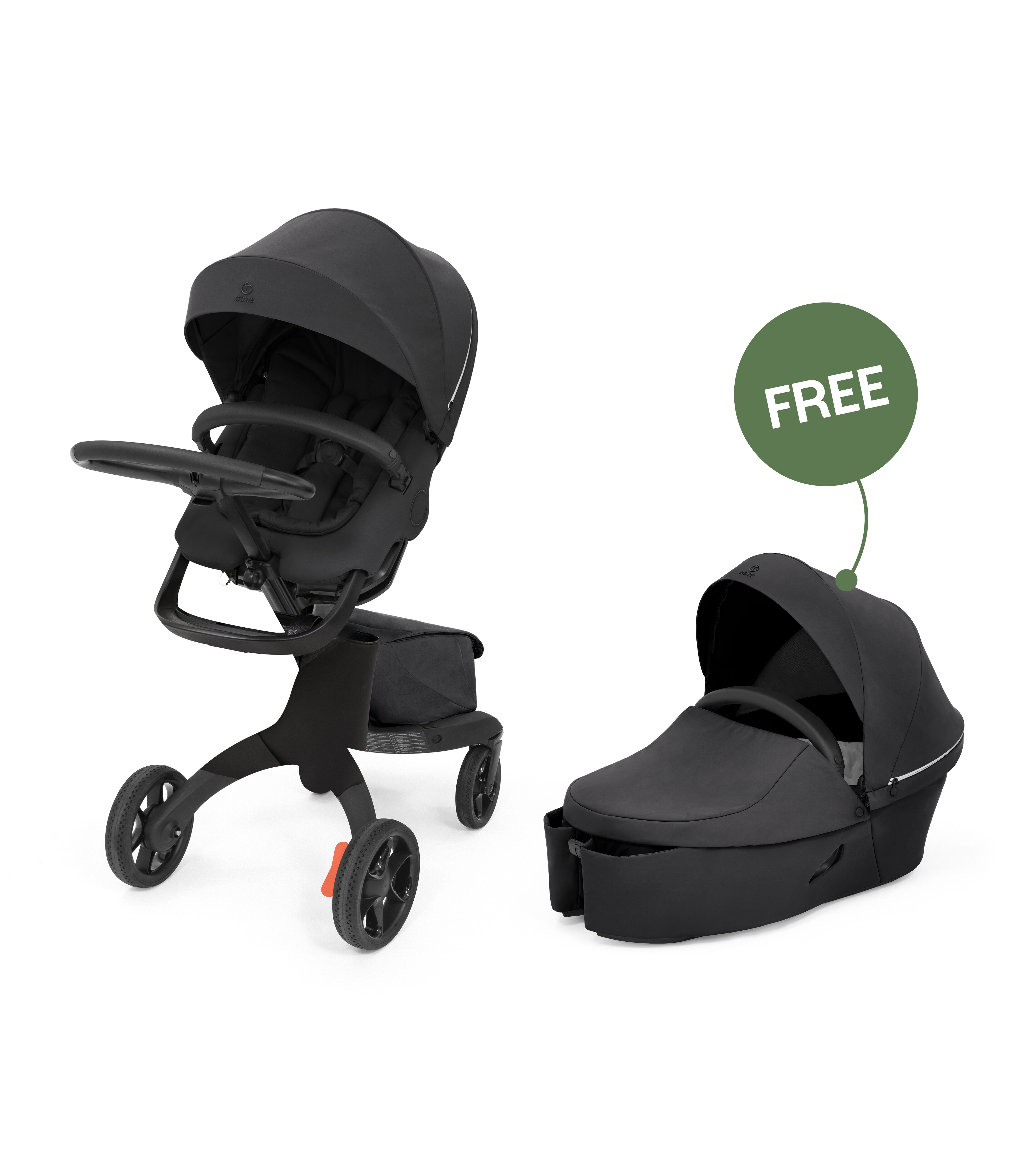 Stokke® Xplory® X Stroller with Carry Cot, , mainview