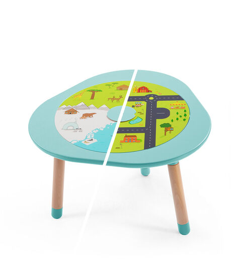 Stokke™ MuTable™ Table Mint, Natural/City. view 5