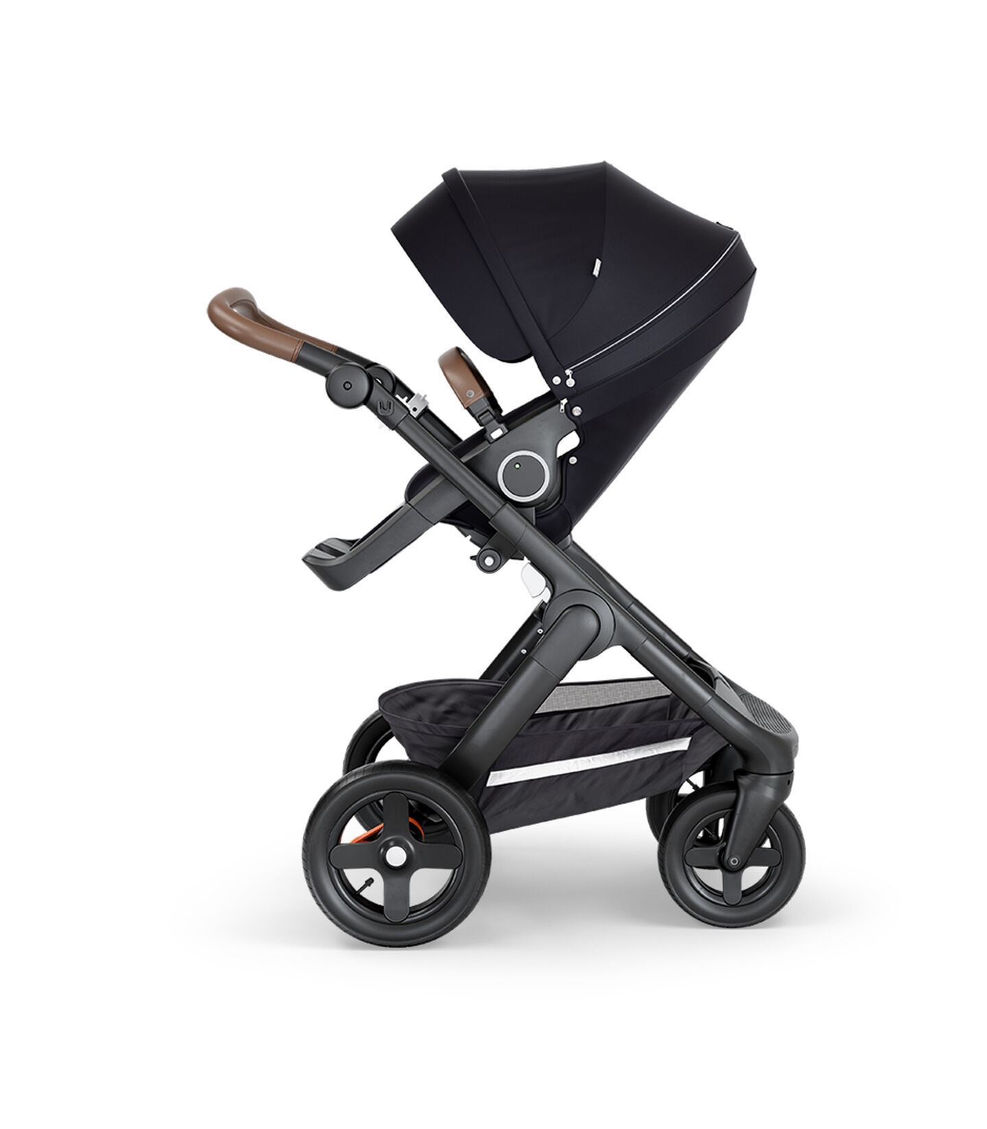 Stokke Trailz Classic Black With Brown Handle