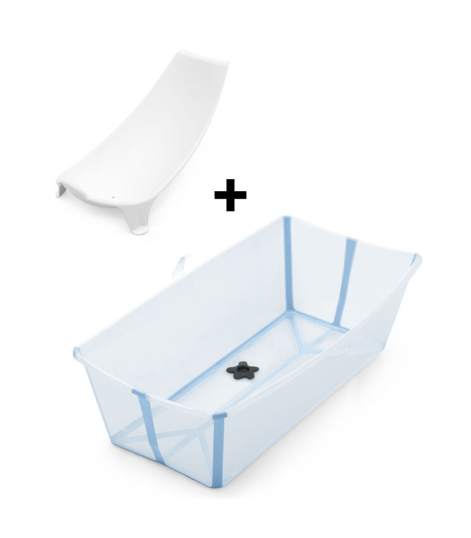 Stokke® Flexi Bath® Badewanne X-Large mit Neugeboreneneinsatz, Ocean Blue, mainview Galeriebild 3
