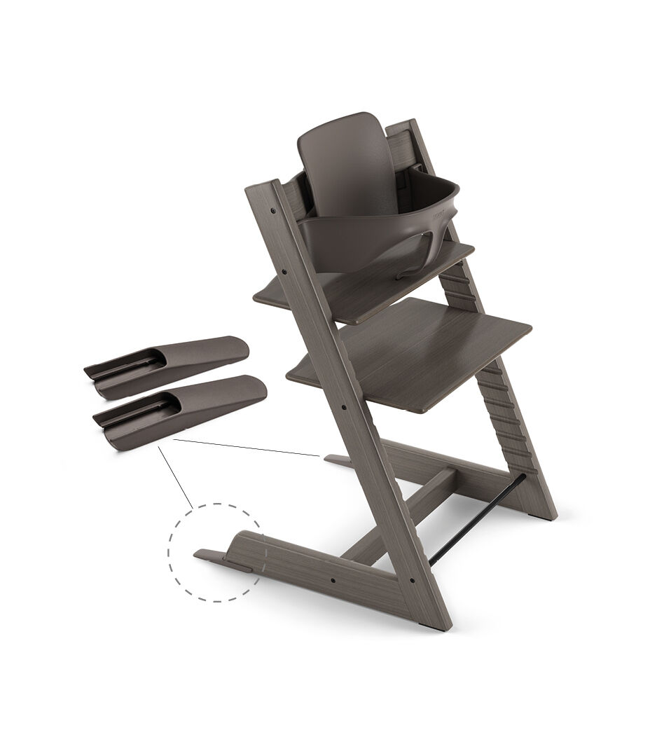 stokke high chair hazy grey