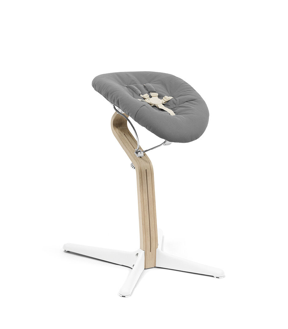 Stokke® Nomi® Chair Natural-White with Newborn Set Sand. galery image 3