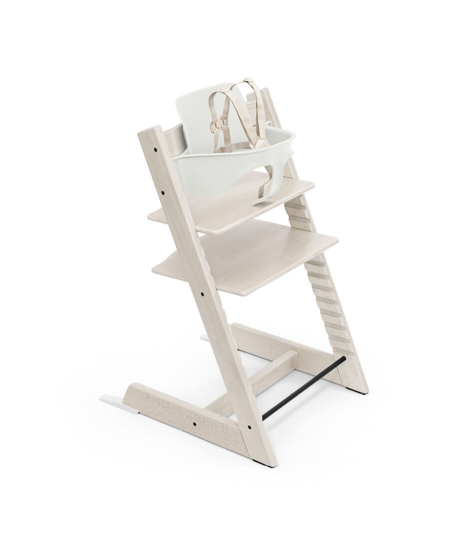 Tripp Trapp®, Whitewash, Nordic Grey Cushion + Newborn, mainview galery image 5