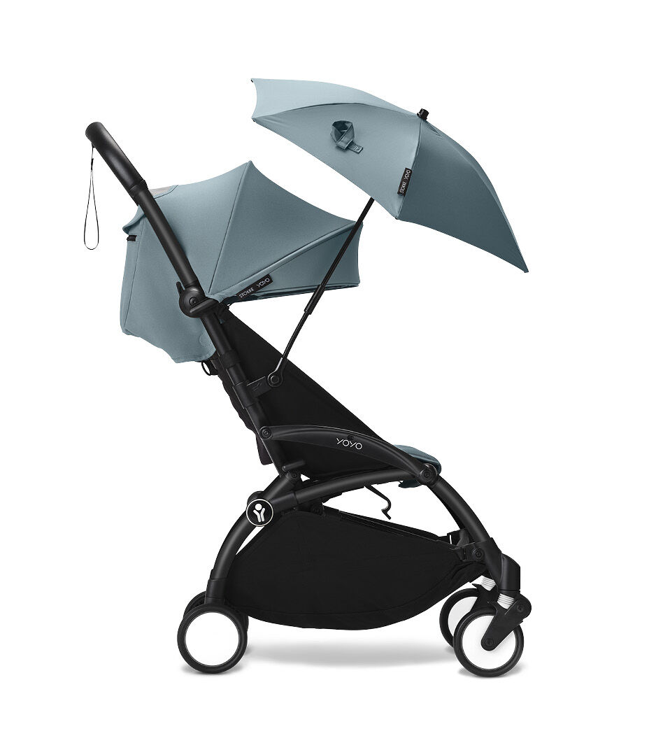 Stokke® YOYO³ stroller from 6 months, Aqua with Black Frame, mainview 圖庫圖像 13