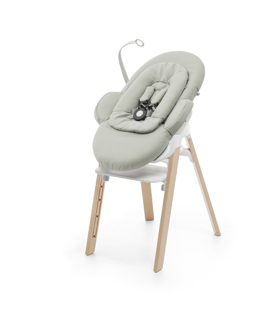 Stokke® Steps™ 多功能婴童椅摇椅, Soft Sage / White Chassis, mainview