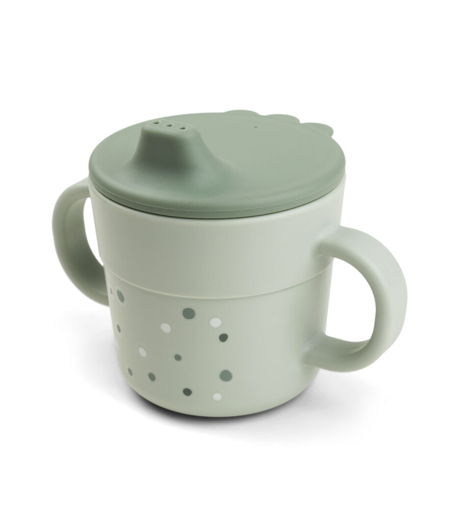 Foodie spout cup - Happy dots - Green.