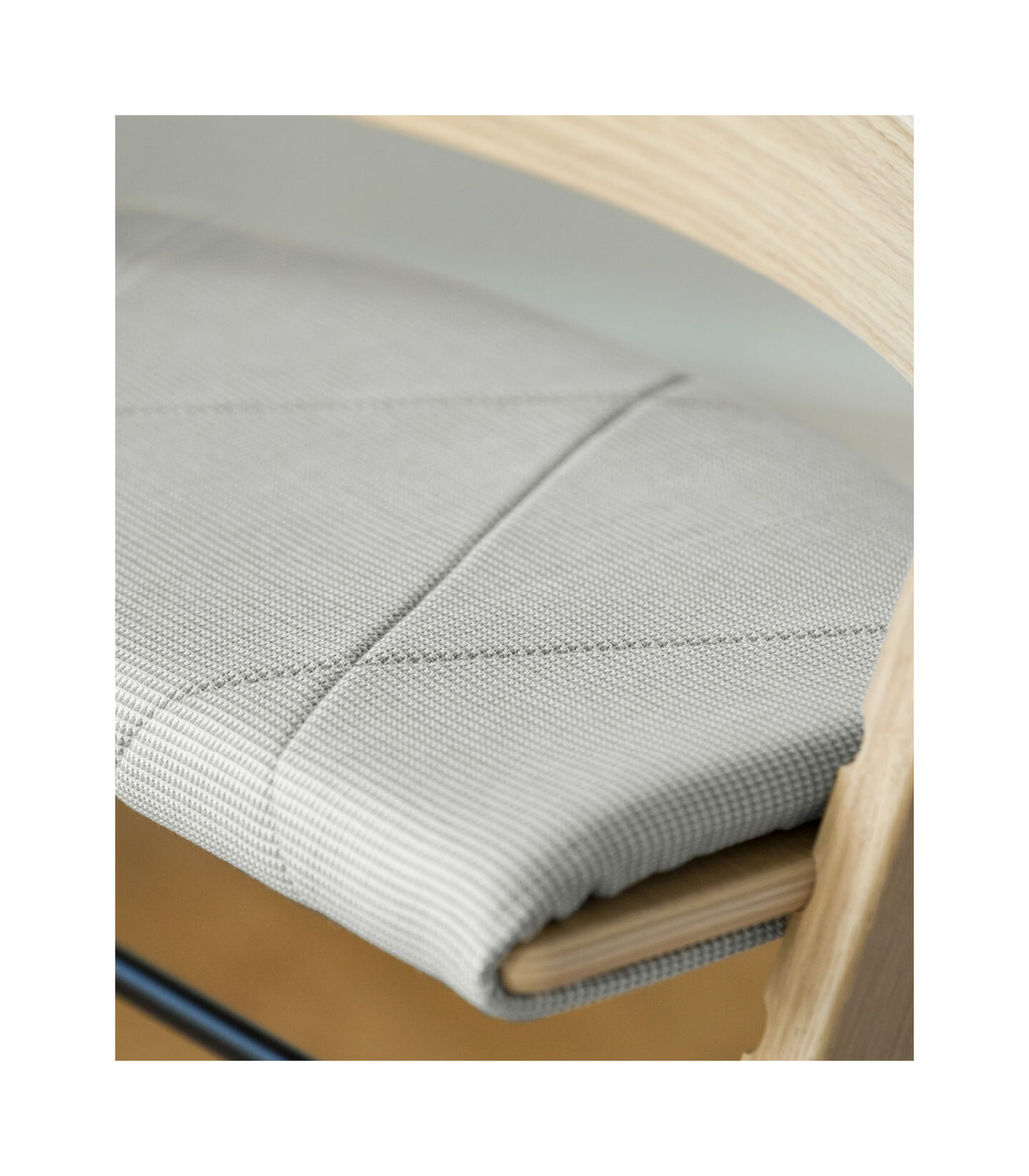 Tripp Trapp® Junior Cushion Nordic Grey on Oak Natural Chair. view 4