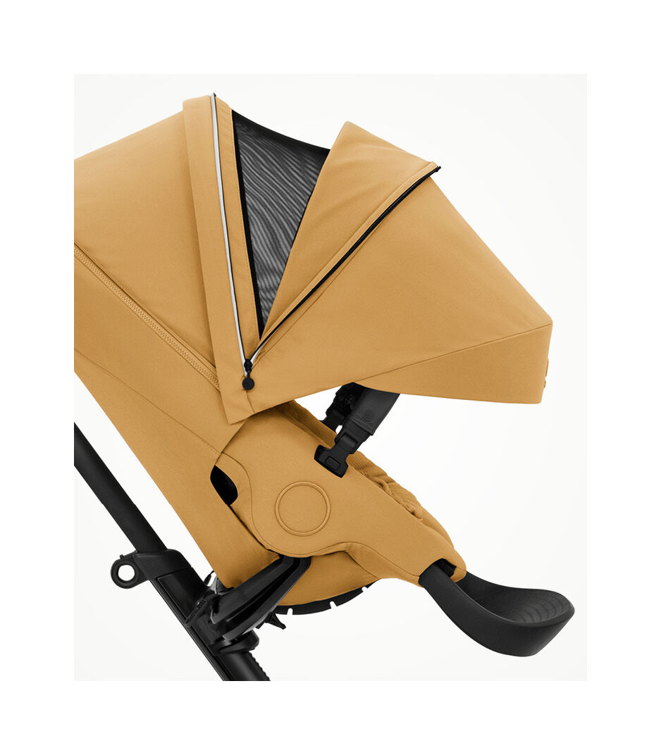 Stokke® Xplory® X Golden Yellow Stroller with Seat. Zoomed. galery image 4