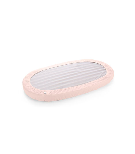 Stokke® Sleepi™ Fitted Sheet Pink, Peachy Pink, mainview view 3