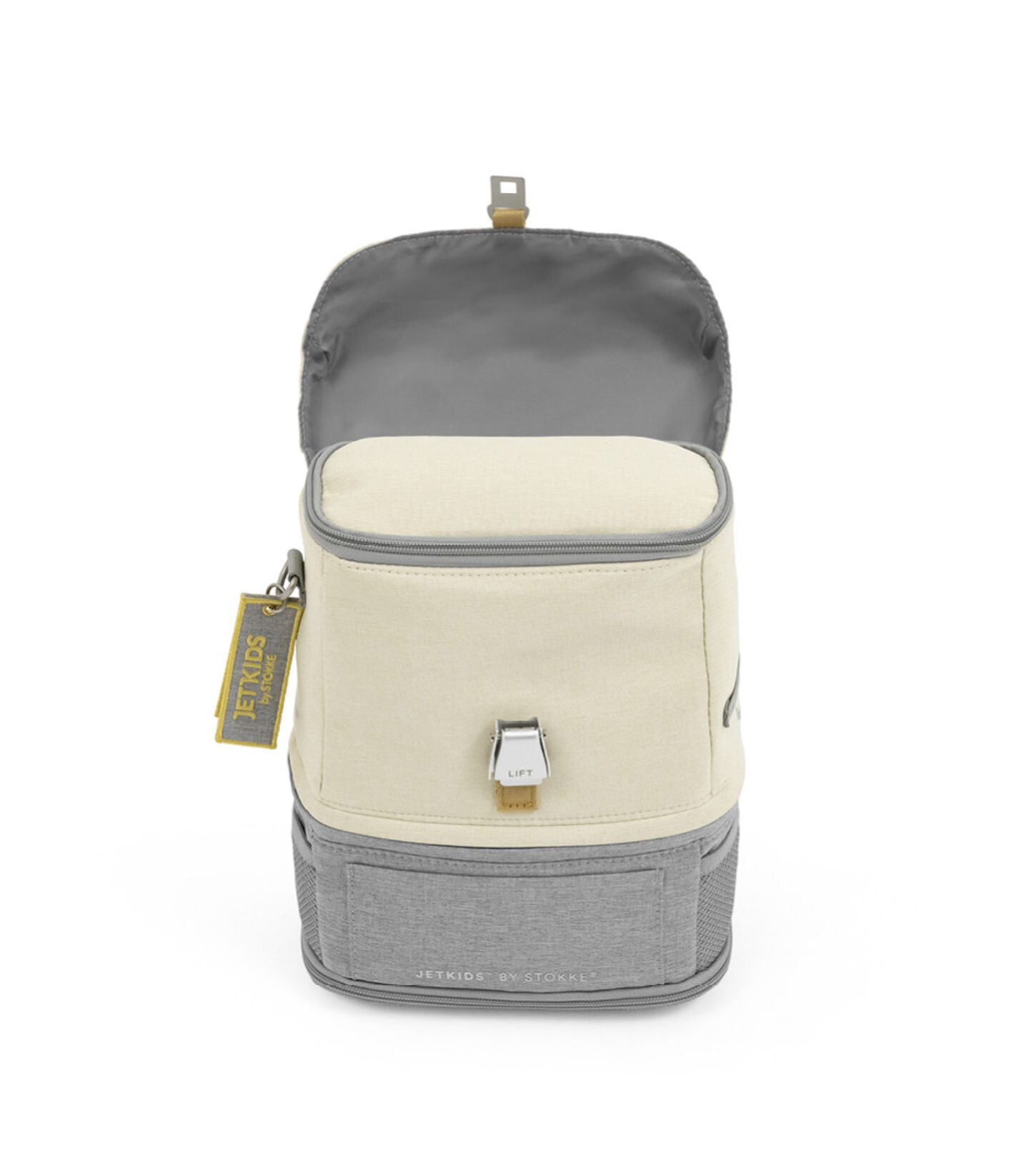 JetKids™ by Stokke® Crew BackPack in Full Moon White. view 9