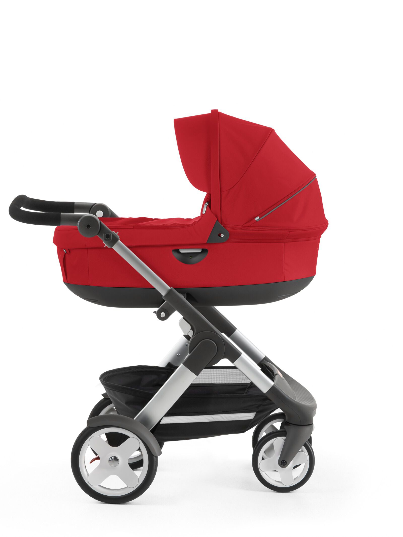 Stokke® Trailz™ Classic w Carry Cot Red