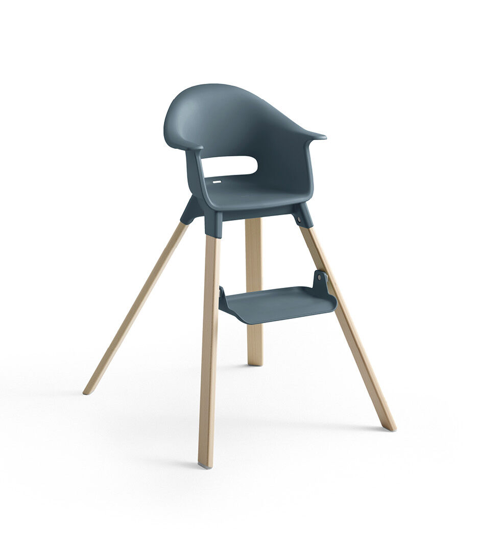 Stokke® Clikk™ High Chair Natural and Fjord Blue