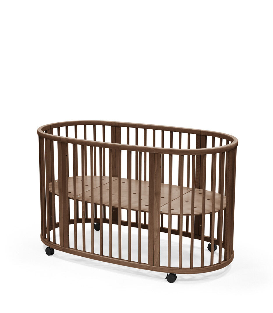 Stokke® Sleepi™ Bed, Warm Brown. Closed. galery image 1