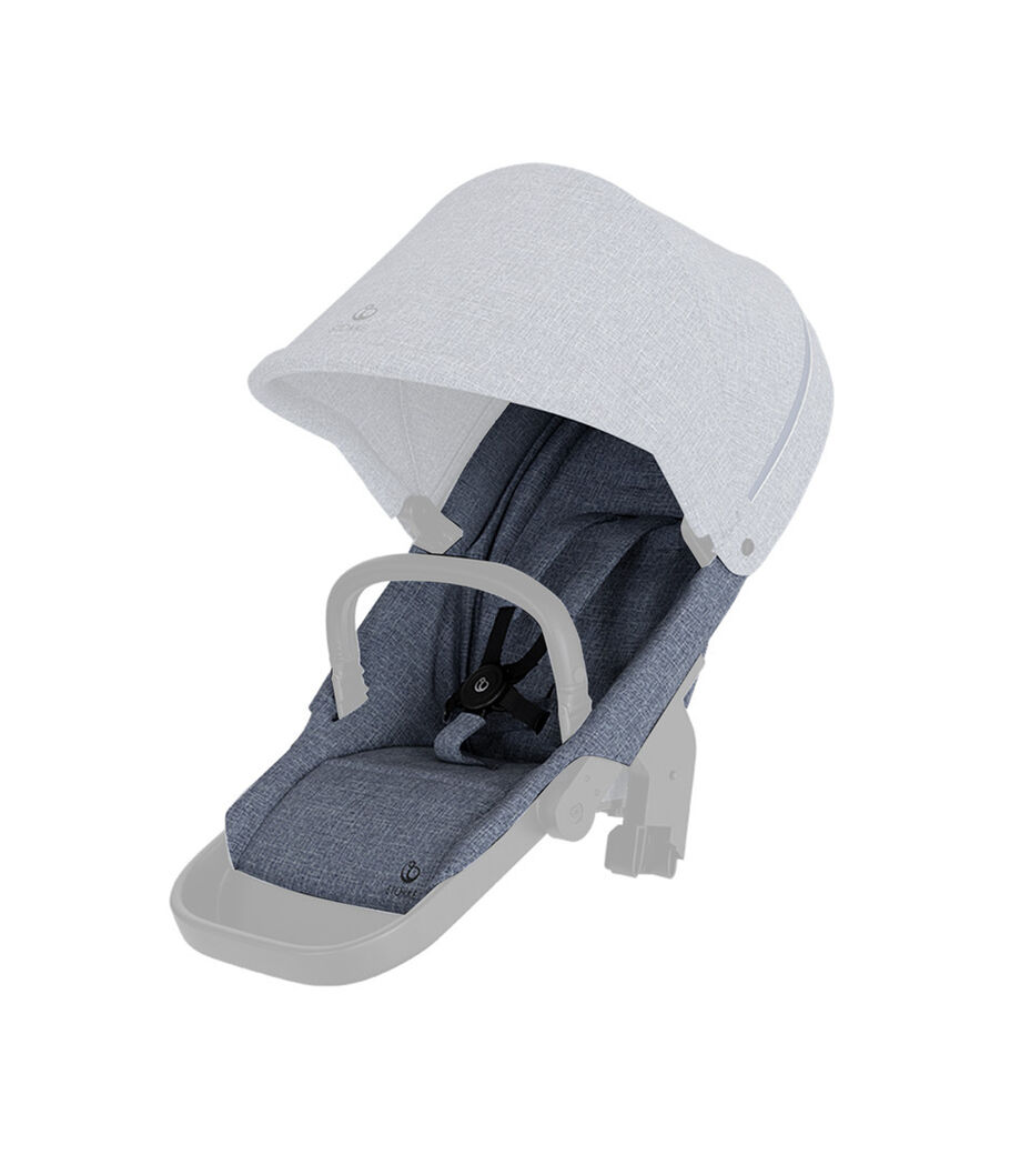 Stokke&reg; Beat&trade; sparepart. Seat Textile, Blue Melange.