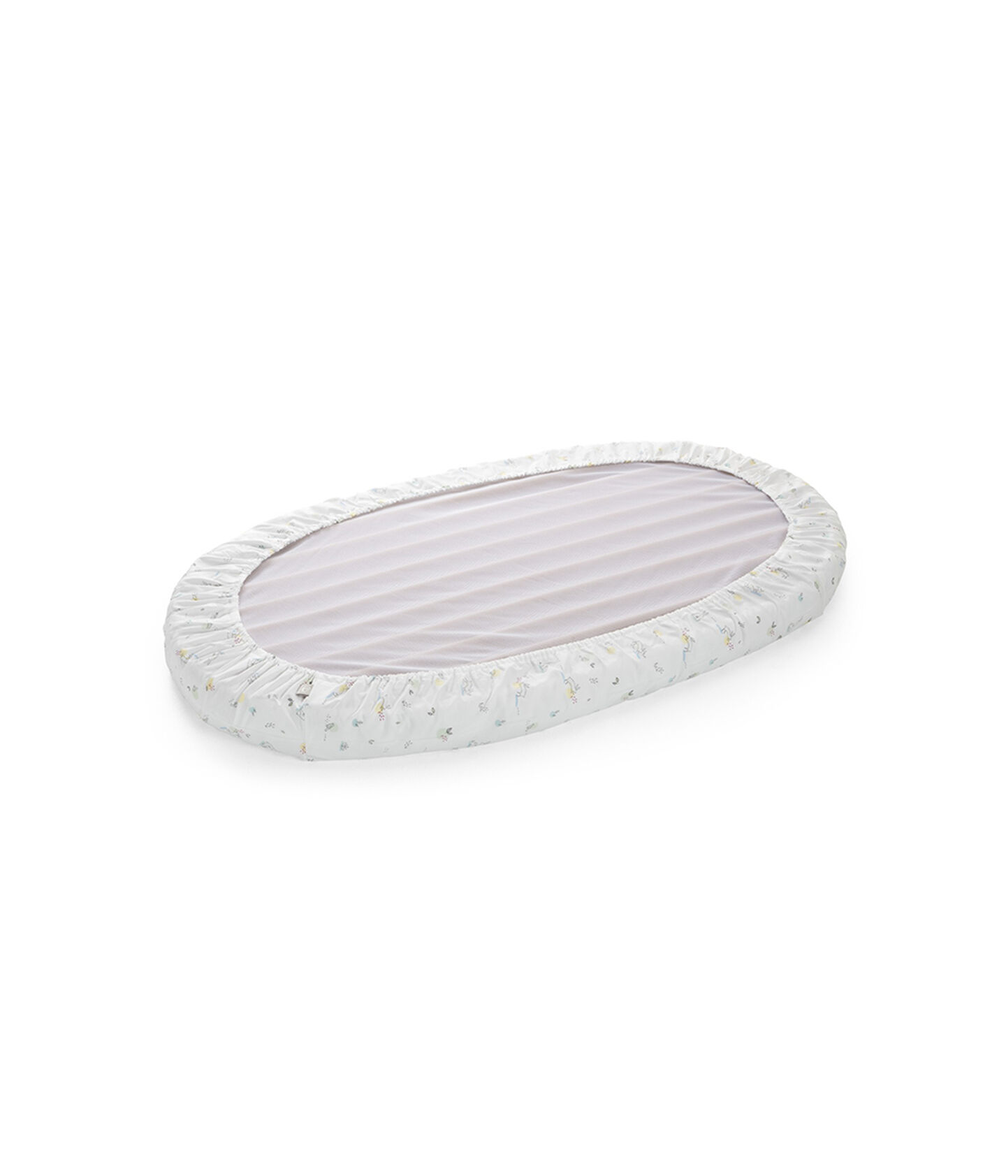 Stokke&reg; Sleepi&trade; Bed Fitted Sheet. Soft Rabbit. Bottom side.