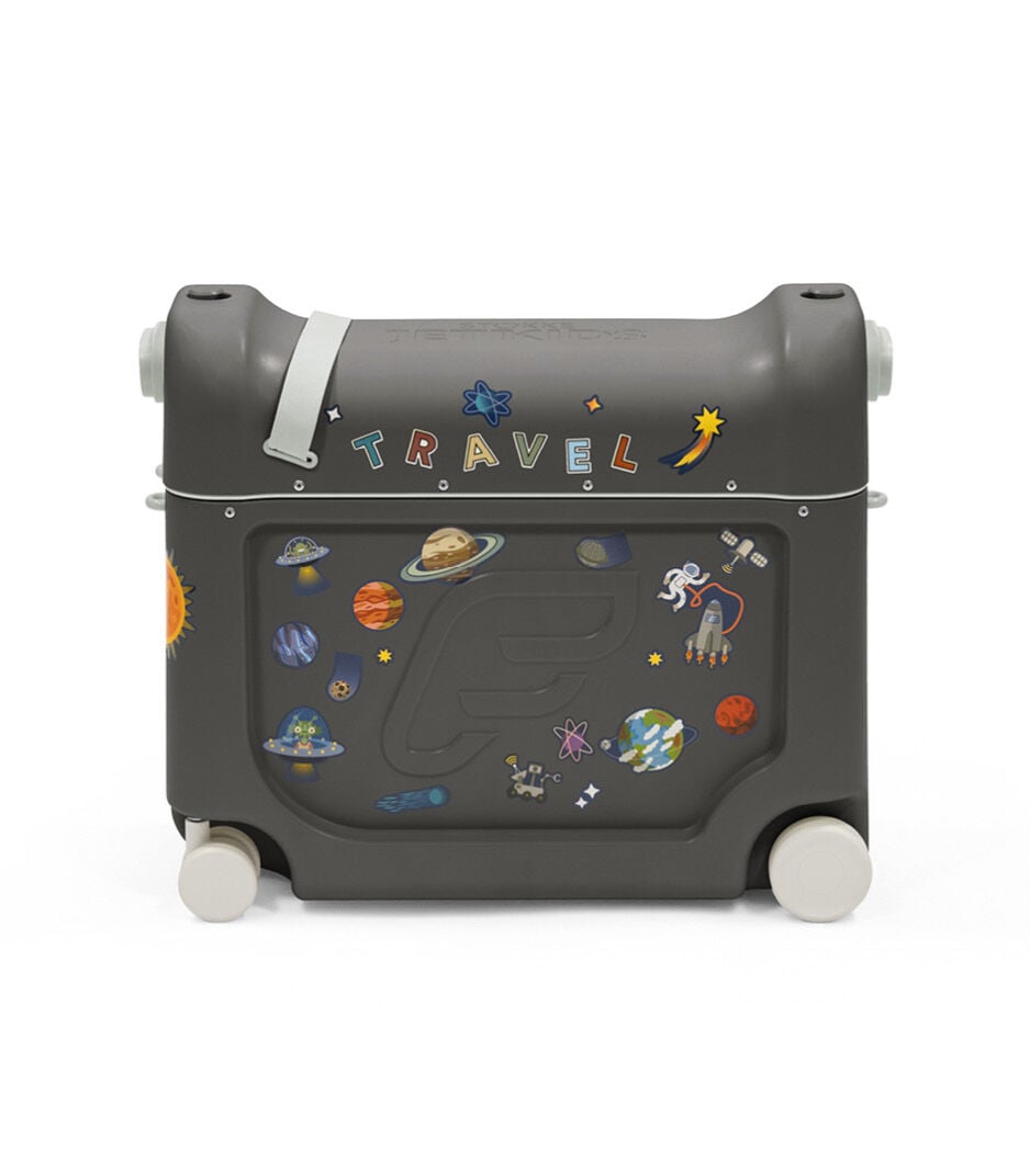 Maleta para sentarse y cama Stokke® JetKids™ BedBox™, Gris Medianoche, mainview galería de imágenes 5