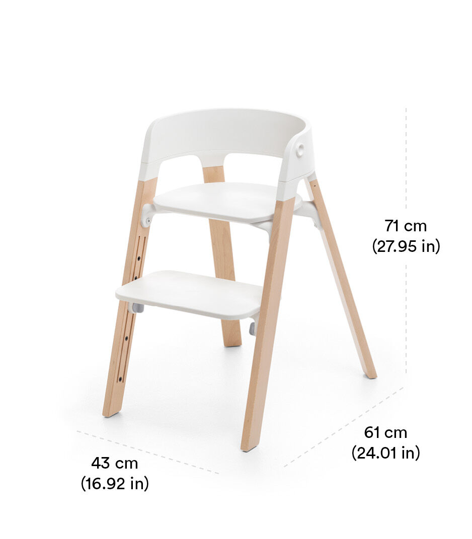 Stokke® Steps™ High Chair Black / Natural view 1