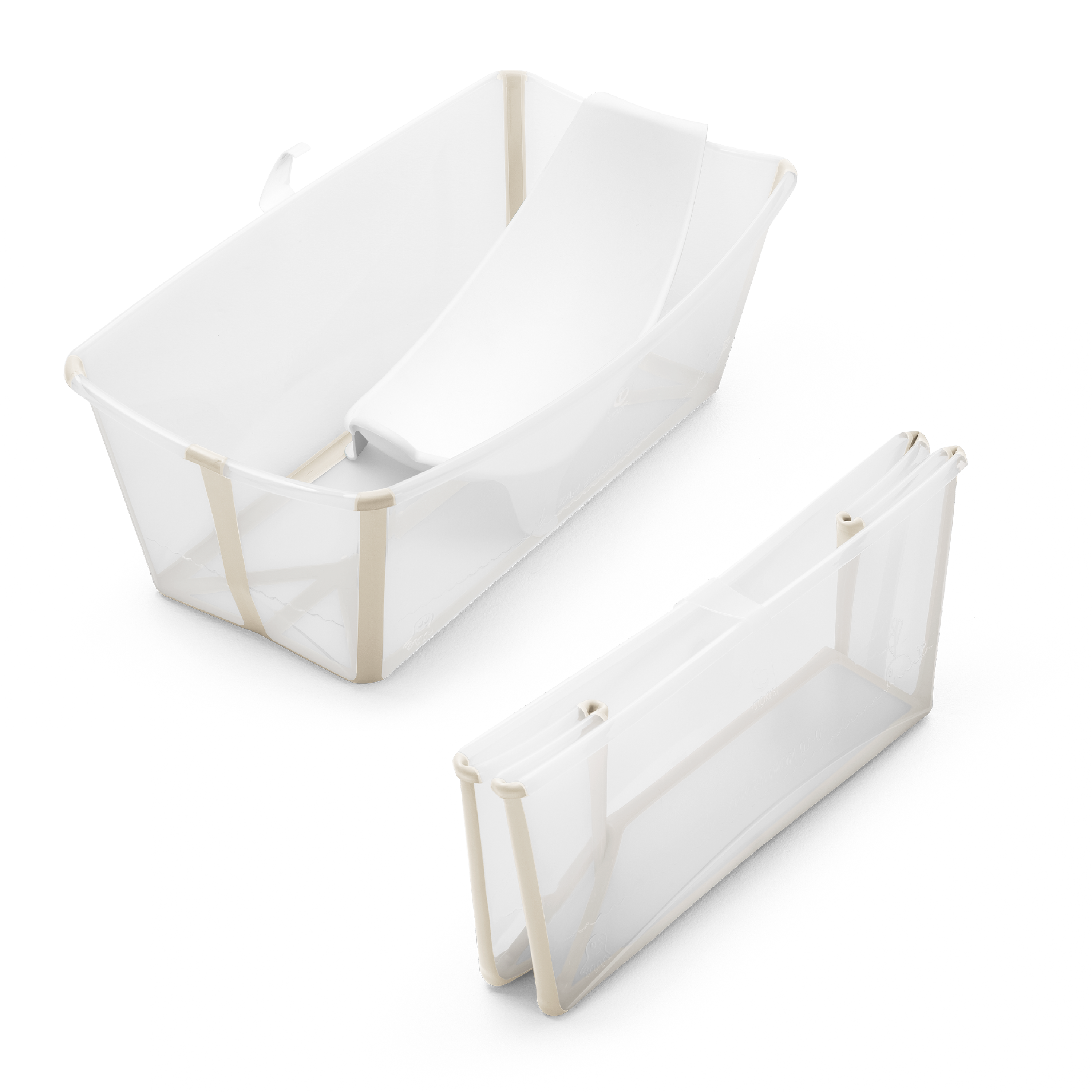 Stokke® Flexi Bath® Baby Badewanne mit Neugeboreneneinsatz, Sandy Beige, mainview Galeriebild 10