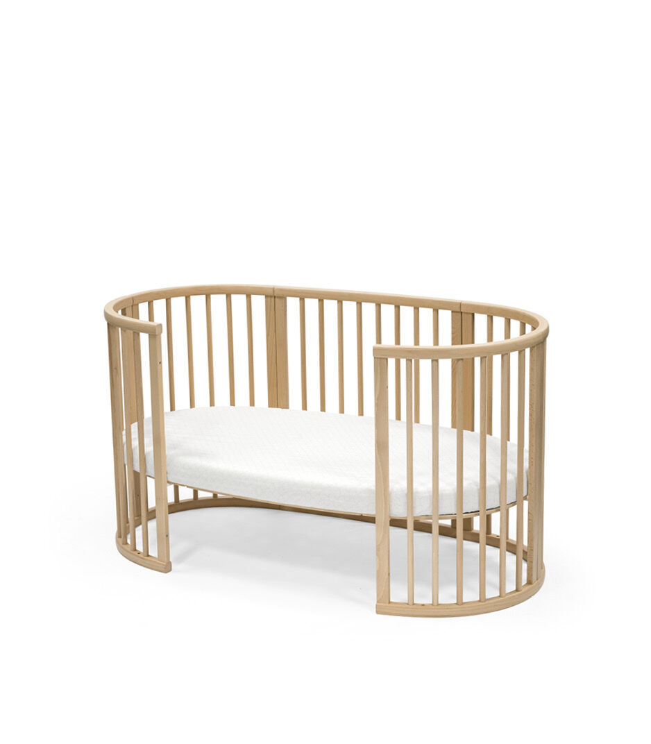 Drap-housse lit Stokke® Sleepi™ V3 Éventails gris, Gris léger, mainview