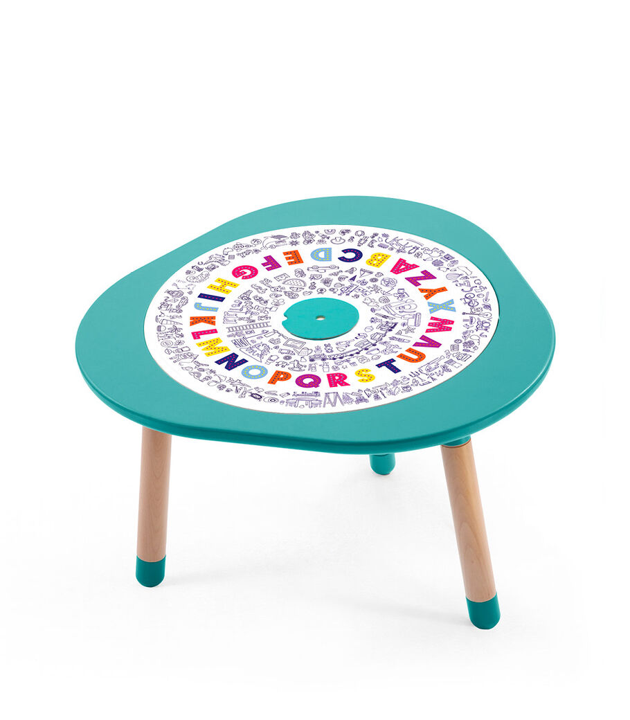 Stokke™ Mutable™ Table, DISKcover Letters. On table. view 19