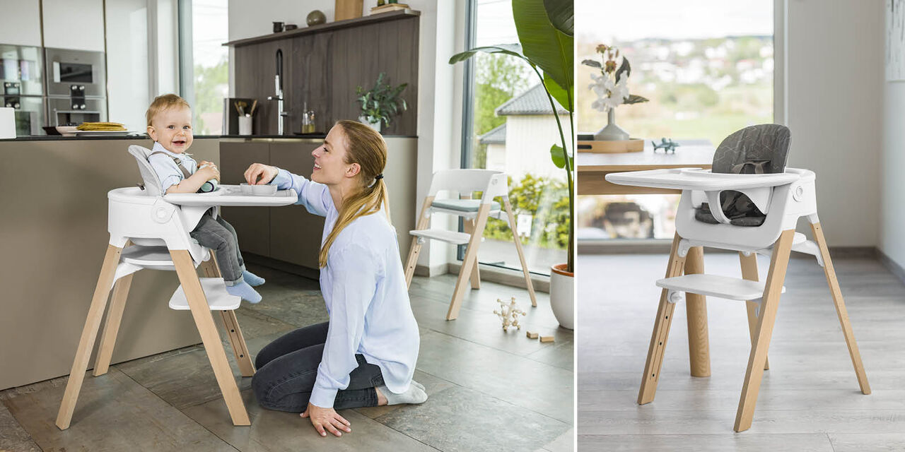 Chaise Stokke® Steps™ Blanc Naturel, www.millelunes.com