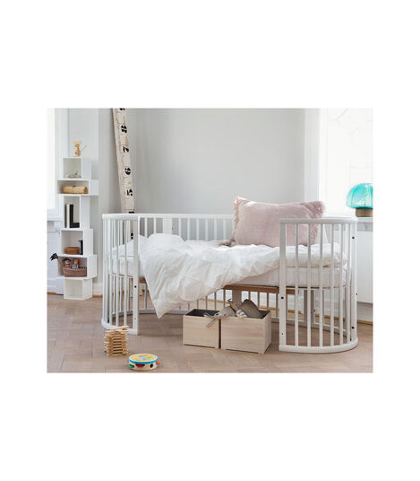 Stokke® Sleepi™嬰兒床 Junior 伸延套件白色, 白色, mainview view 2