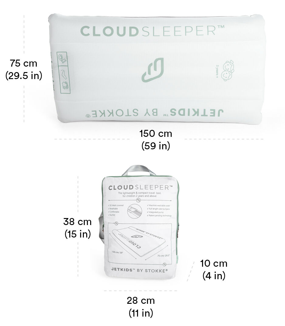 JetKids by Stokke® CloudSleeper™ White view 1