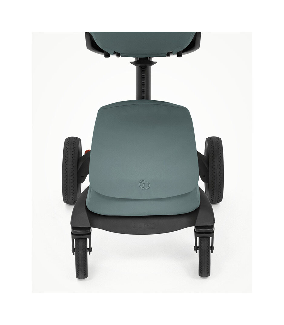 Stokke® Xplory® X Cool Teal. Seat, rear. Close-up.