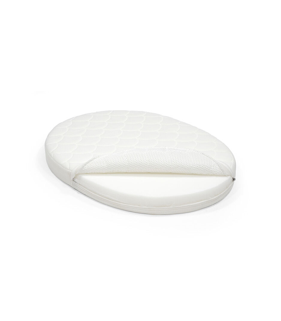 Stokke® Sleepi Mini Mattress. Detail, open cover.