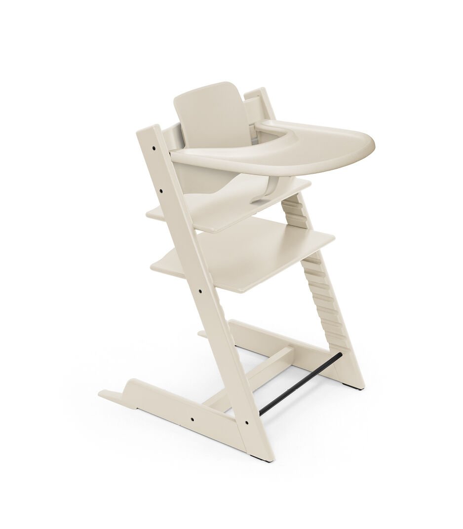 Tripp Trapp® Bundle. Chair Vanilla White, Baby Set and Tray. galery image 4