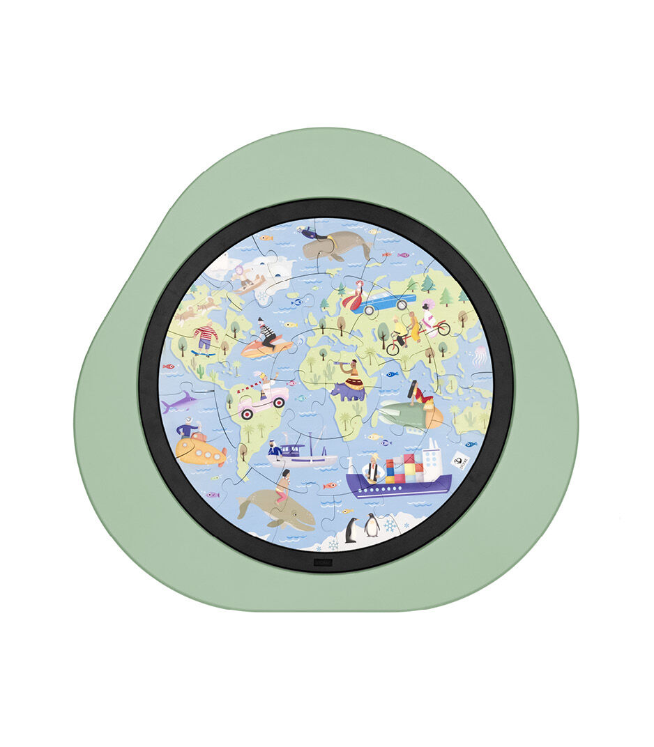 Stokke® MuTable™ Puzzle. World. 2-sided (accessories).