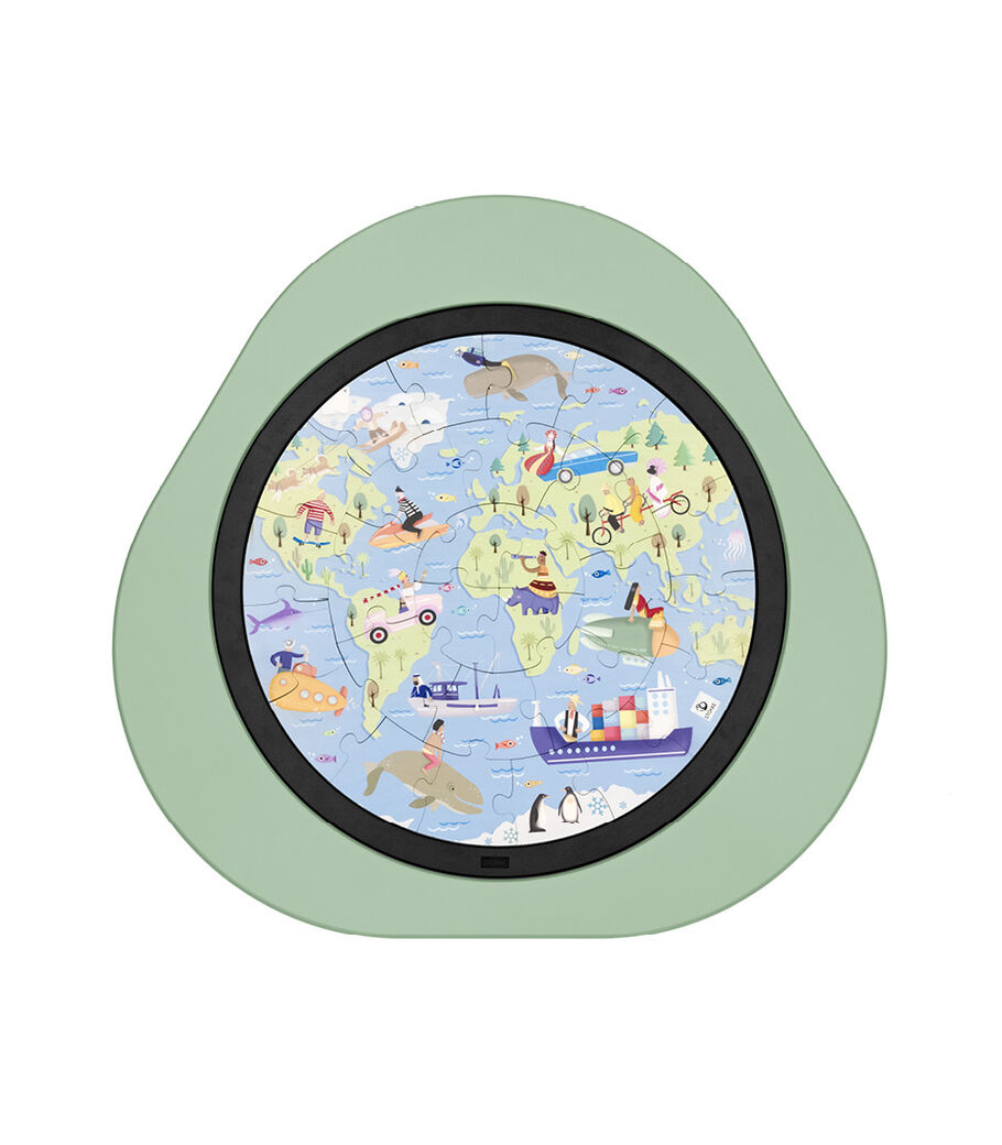Stokke® MuTable™ Puzzle. World. 2-sided (accessories). view 1