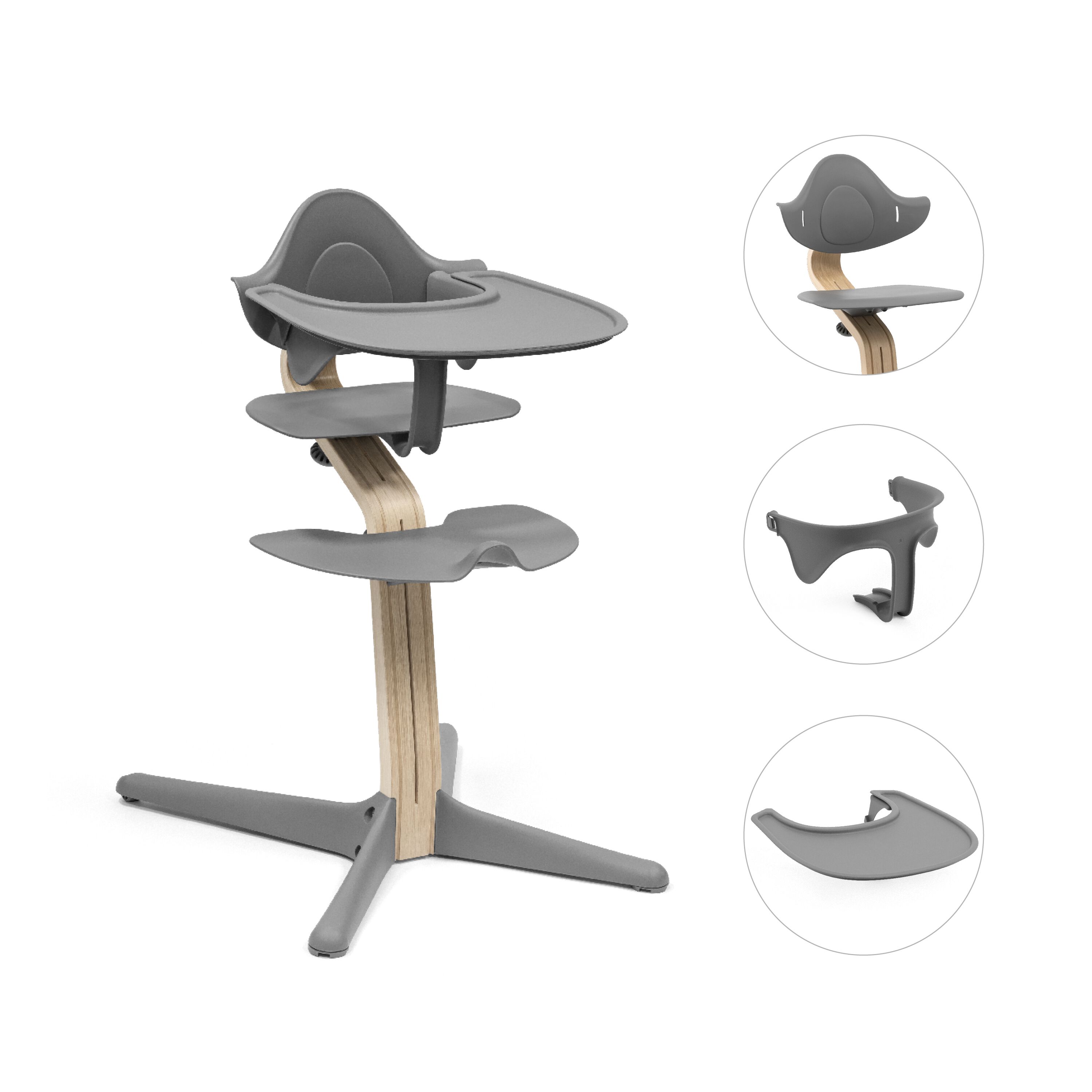 From 6 months: Nomi® Chair + Baby Set + Tray, , mainview