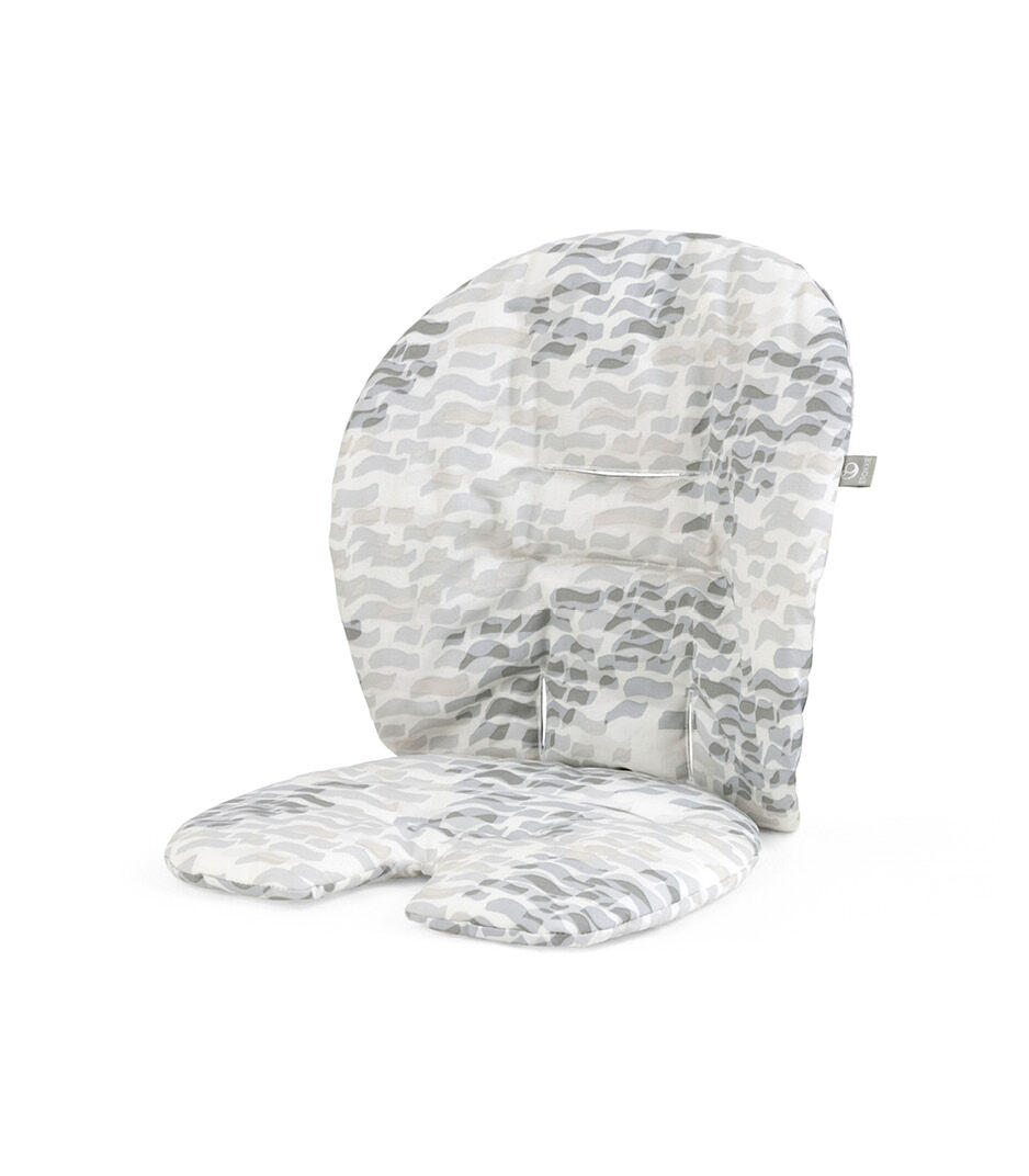 Stokke® Steps™ High Chair Cushion Grey Waves Grey.