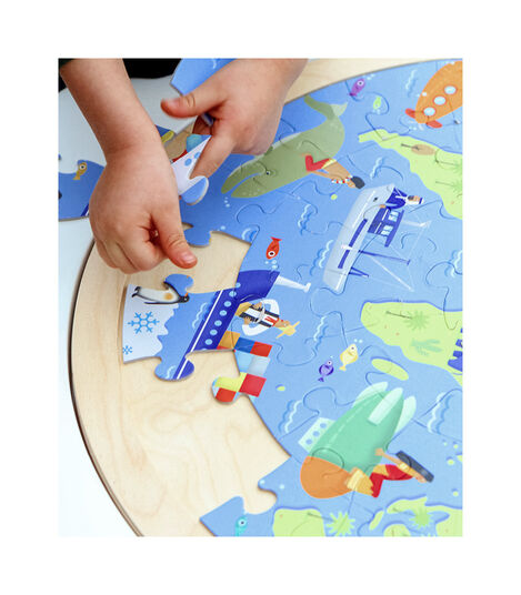 Stokke® MuTable™ Puzzle V1, Around The World, mainview view 3