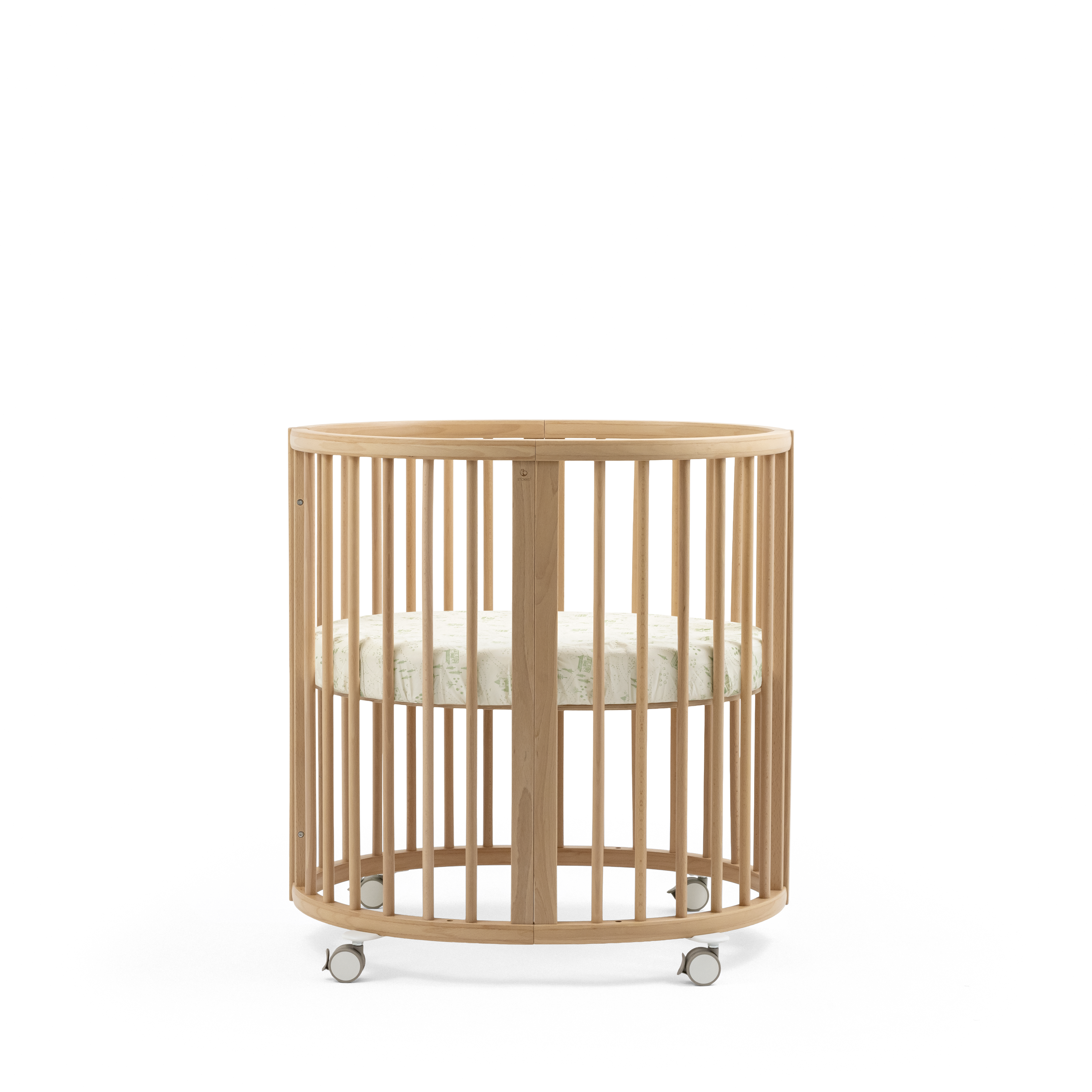 Stokke® Sleepi™ Mini Formsydd Laken, Sage Green Map, mainview bilde 2