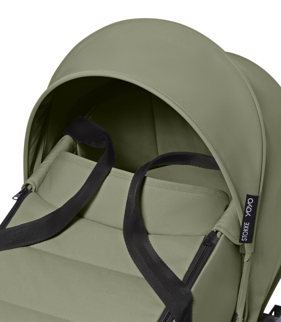 Stokke® YOYO3® Newborn Shell. Olive. Close-up. galery image 8