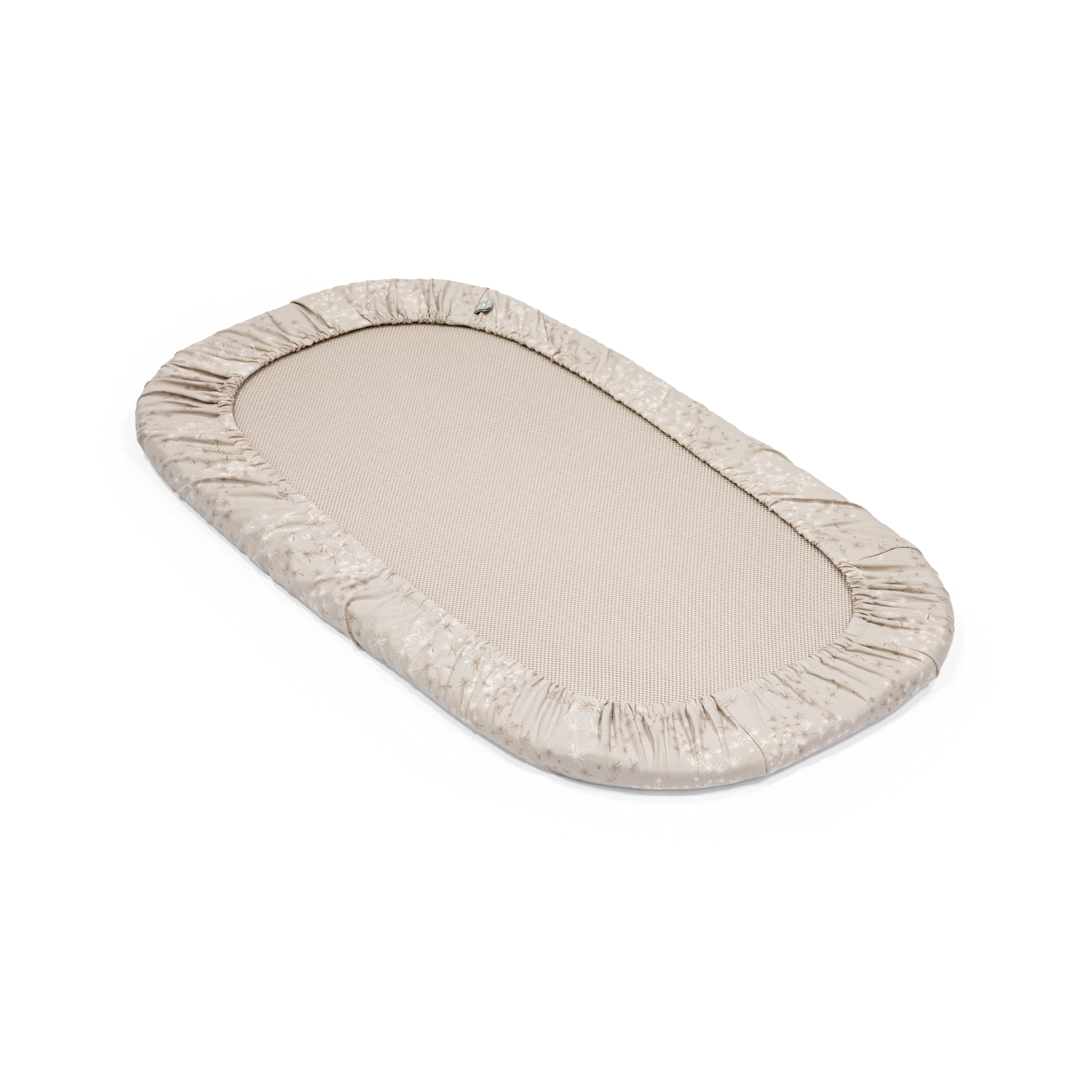 Stokke® Snoozi™ Fitted Sheets, Dandelion Beige / Vanilla Cream, mainview galery image 6