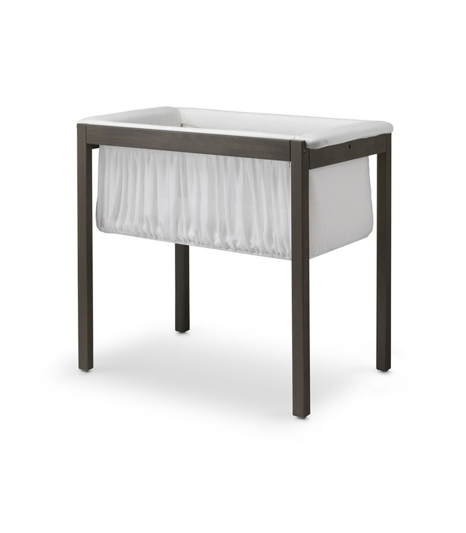Stokke&reg; Home Cradle, on stand. Hazy Grey.