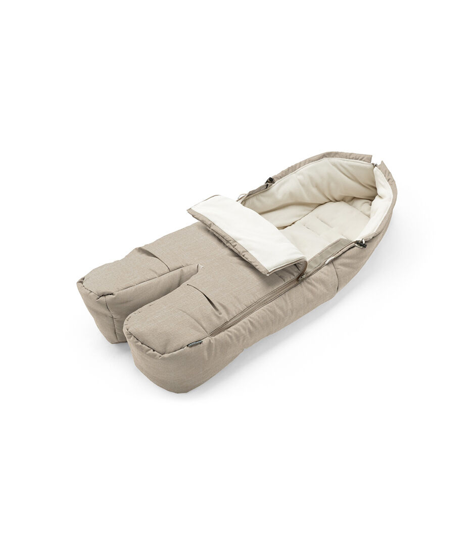 Stokke footmuff black melange new arrivals