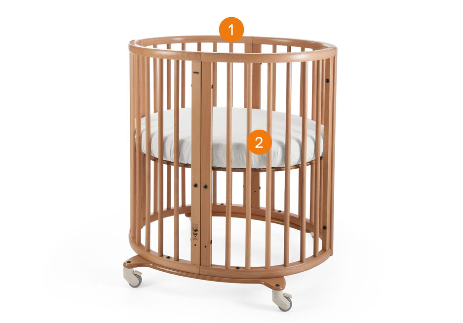 Stokke® Sleepi™ Mini Hazy Grey, , WhatsIncl view 1
