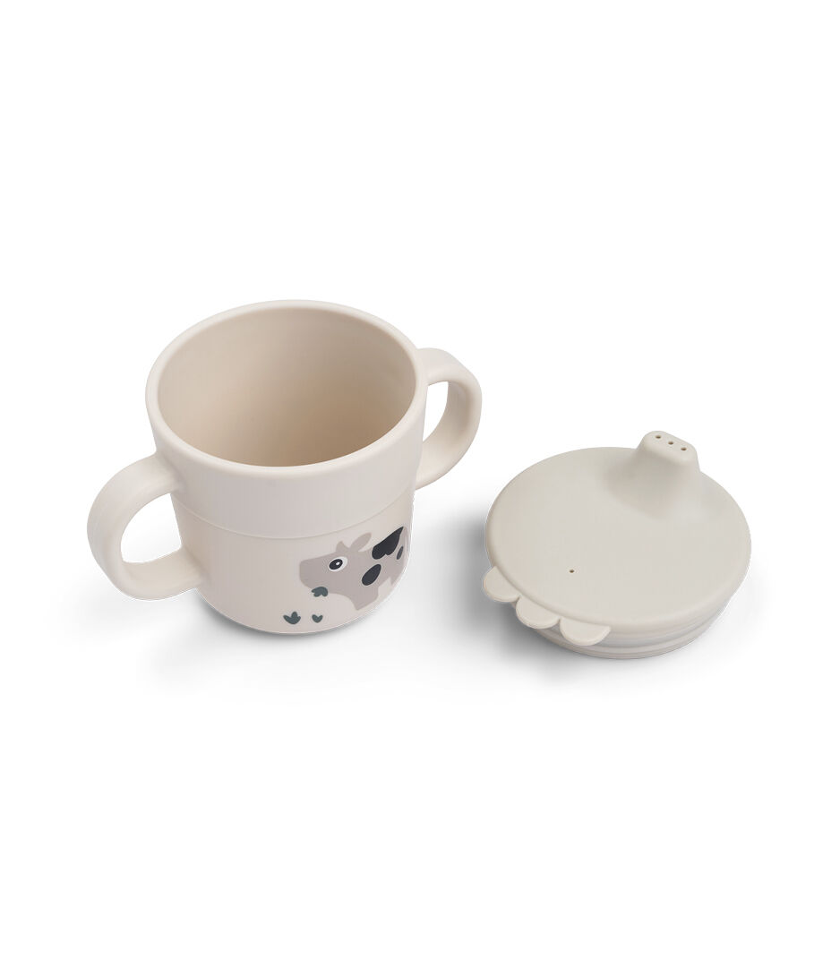 Foodie spout cup - Tiny farm - Sand. galery image 5